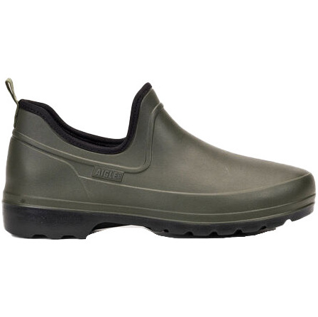 Aigle Mens Taden Plus 2 Clogs NB5616 - Kaki / Noir